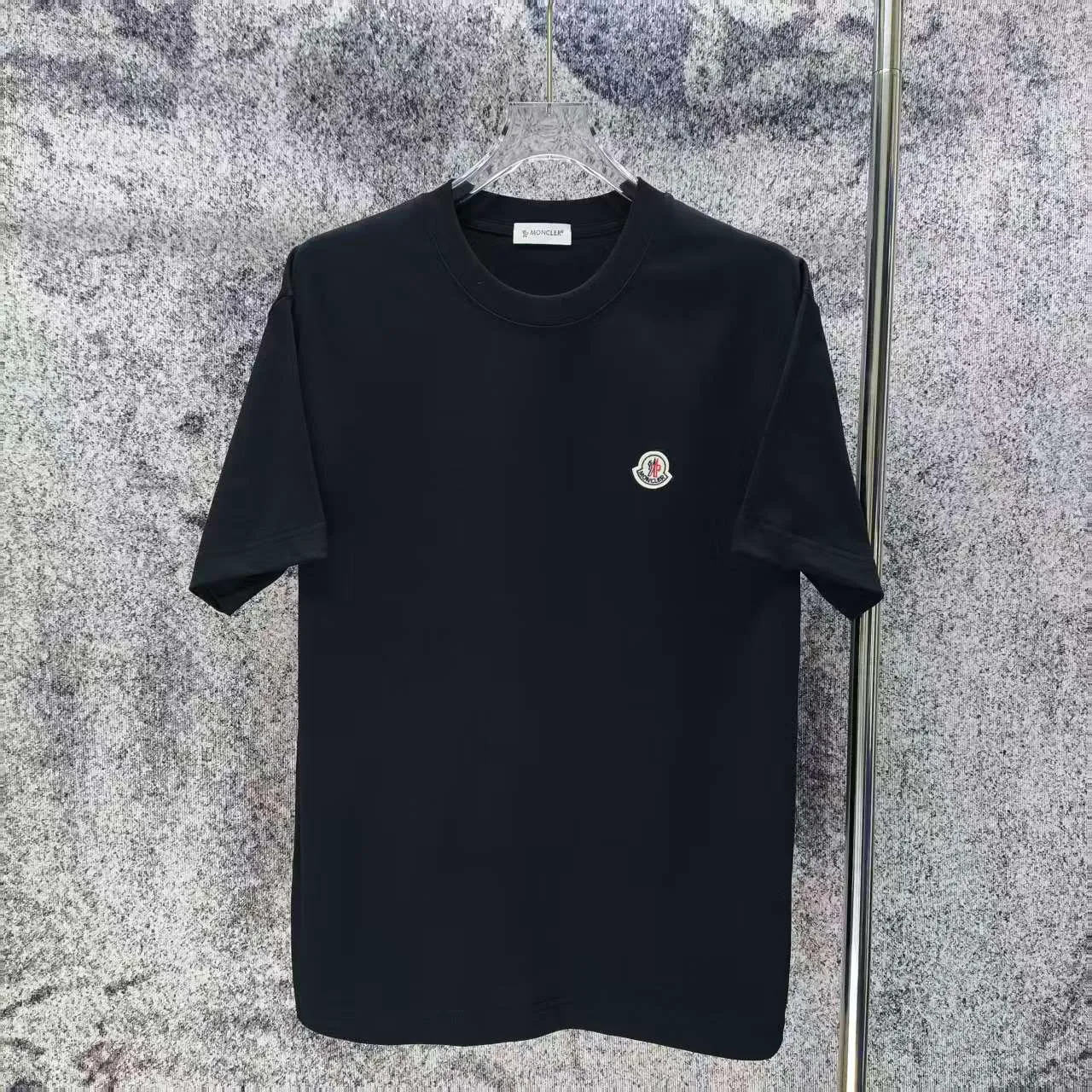 MONCLE* 2026 New Arrival logo t Same Style Size S M L XL XXL Black White Navy Blue Gray